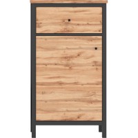 Тумба Чос KOM1D1S Дуб Тахо / черный Гербор (Gerbor) Украина