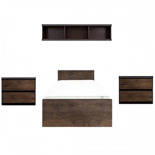 Набор мебели в спальню Джули N77882 Венге магия / дуб конкордия ВМК (БРВ)