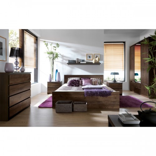 Набор мебели в спальню Джули N77824 Венге магия / дуб конкордия ВМК (БРВ)