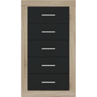 Комод Сара KOM5S Дуб сонома / антрацит Гербор (Gerbor) Украина Комод Сара KOM5S Дуб сонома / антрацит Гербор (Gerbor) Украина