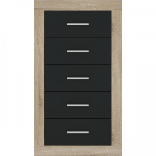 Комод Сара KOM5S Дуб сонома / антрацит Гербор (Gerbor) Украина
