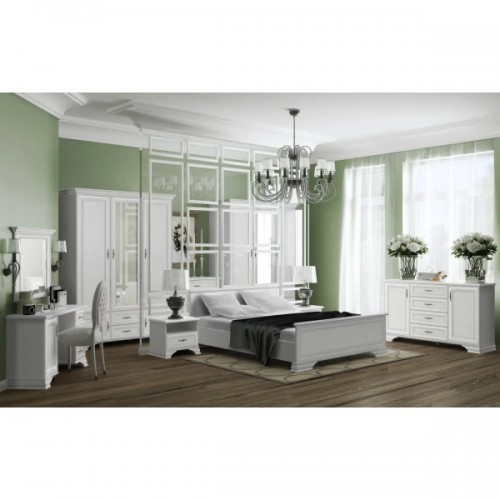 Набор мебели в спальню Кентуки N77801 Белый альпийский ВМК (БРВ) Украина