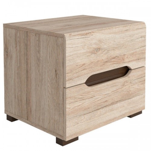 Тумба прикроватная Эльпасо KOM2S Дуб санремо светлый Гербор (Gerbor) Украина
