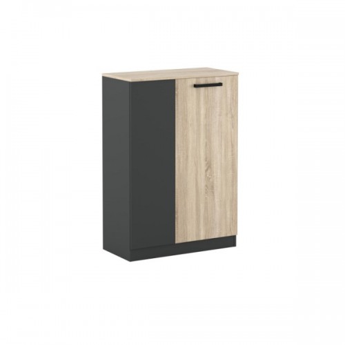 Тумба Офис Нью KOM2D Антрацит / дуб сонома Гербор (Gerbor) Украина