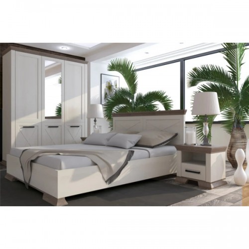 Набор мебели в спальню Марсель Ясень снежный / дуб сонома трюфель Гербор (Gerbor) Украина