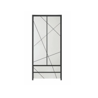 Шкаф платяной Каспиан МДФ SZF2D2S Венге магия / Белый снег ВМК (БРВ) Украина