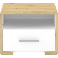 Тумба прикроватная Бука KOM1S Нимфеа альба / дуб артизан Гербор (Gerbor) Украина