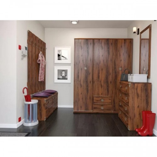 Набор мебели в прихожую Индиана N77872 Дуб шутер ВМК (БРВ) Украина Набор мебели в прихожую Индиана N77872 Дуб шутер ВМК (БРВ) Украина