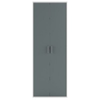 Шкаф платяной Каби SZF 2D/79/220 Пепельный / антрацит Гербор (Gerbor) Украина