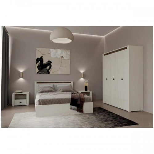 Набор мебели в спальню Селена N100037 Ясень снежный / дуб ансберг темный Гербор (Gerbor) Україна