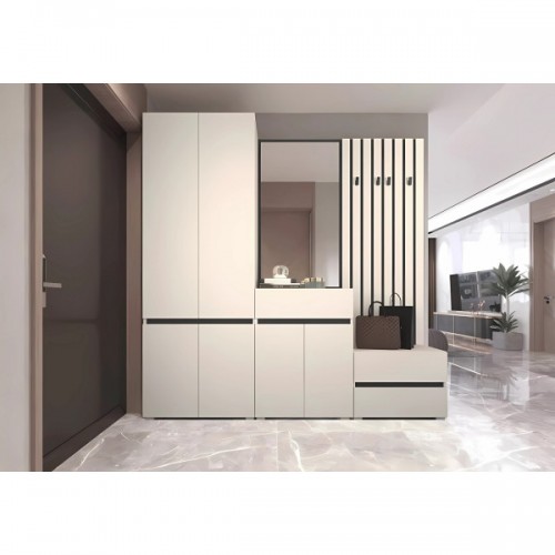 Набор мебели в прихожую Лондон N100044 Кашемир/антрацит (Gerbor) Украина Набор мебели в прихожую Лондон N100044 Кашемир/антрацит (Gerbor) Украина