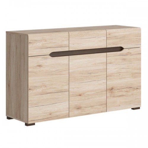 Комод Эльпасо KOM3D3S Дуб санремо светлый Гербор (Gerbor) Украина Комод Эльпасо KOM3D3S Дуб санремо светлый Гербор (Gerbor) Украина