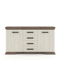 Комод Марсель KOM2D4S Ясень снежный / дуб сонома трюфель Гербор (Gerbor) Украина Комод Марсель KOM2D4S Ясень снежный / дуб сонома трюфель Гербор (Gerbor) Украина