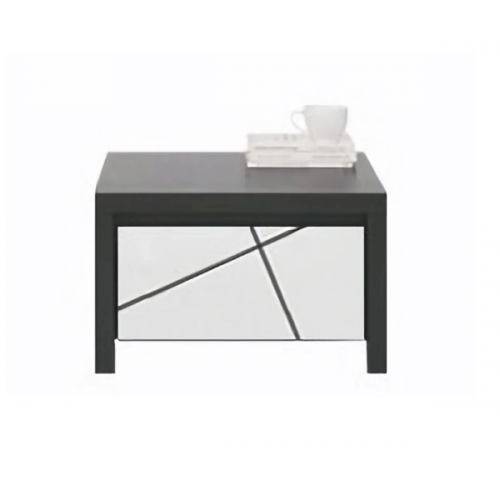 Тумба прикроватная Каспиан МДФ KOM1S Венге магия / Белый снег ВМК (БРВ) Украина