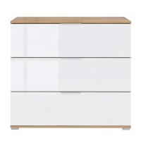 Комод Злата KOM3S Дуб тахо / белый матовый ВМК (БРВ) Украина