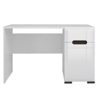 Стол письменный Ацтека BIU1D1S/8/12 Белый / белый глянец ВМК (БРВ) Украина