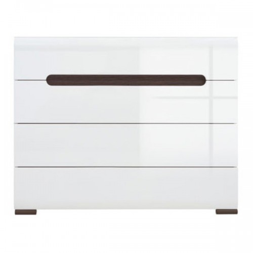 Комод Ацтека KOM4S/8/11 N Белый / белый глянец ВМК (БРВ) Украина