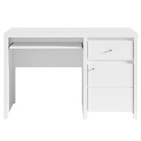 Стол компьютерный Кристина BIU1D1S/120 Белый / белый глянец ВМК (БРВ) Украина Стол компьютерный Кристина BIU1D1S/120 Белый / белый глянец ВМК (БРВ) Украина