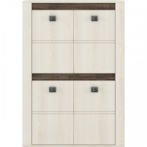 Тумба Селена REG4D Ясень снежный / дуб ансберг Гербор (Gerbor) Украина