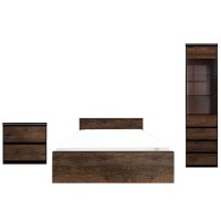 Набор мебели в спальню Джули N77880 Венге магия / дуб конкордия ВМК (БРВ)