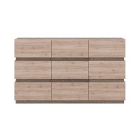 Комод Лайер KOM2D3S Дуб сонома трюфель / дуб санремо светлый Гербор (Gerbor) Украина