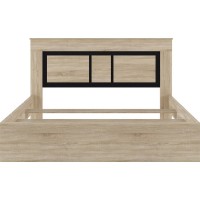 Кровать каркас Сара LOZ160 Дуб сонома / антрацит Гербор (Gerbor) Украина