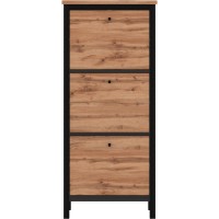 Тумба для обуви Чос BUT3D Дуб Тахо / черный Гербор (Gerbor) Украина