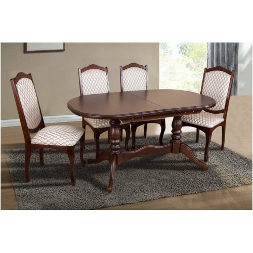 Стіл обідній Вавілон (темний горіх)