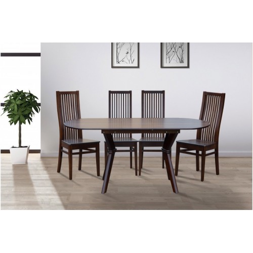 Стіл обідній Брайтон (Темний горіх)