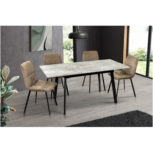 СТІЛ ОБІДНІЙ ЕТНА (Чорний/Базальт) СТІЛ ОБІДНІЙ ЕТНА (Чорний/Базальт)