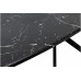 СТІЛ ОБІДНІЙ РІЧАРД (ЧОРНИЙ/МАРМУР ЧОРНИЙ)
