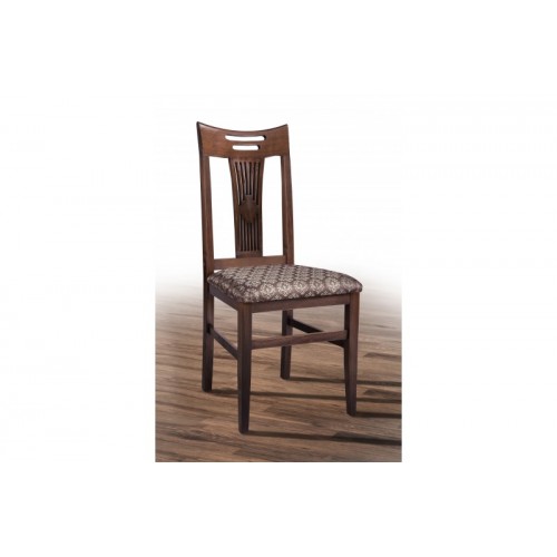 Стілець Юля (тверда спинка, темний горіх)