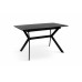 СТІЛ ОБІДНІЙ Х'ЮСТОН (чорний/мармур чорний)