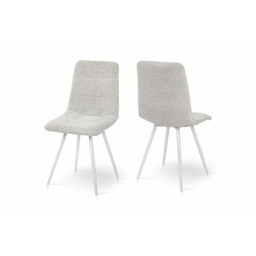 Стілець Фреш (білий/букле бежевий) Стілець Фреш (білий/букле бежевий)