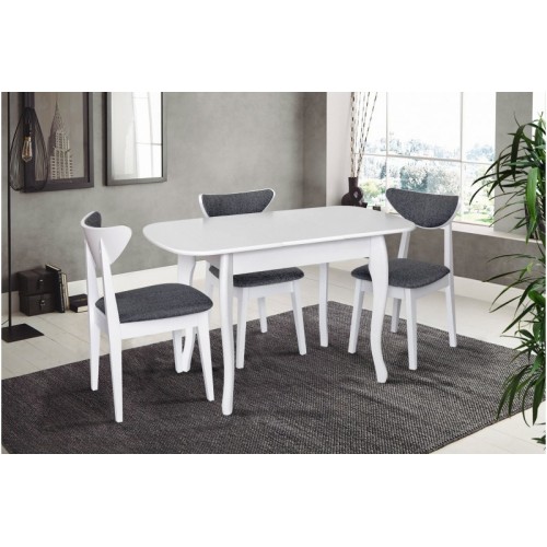 СТІЛ ОБІДНІЙ КАНТРІ (БІЛИЙ)