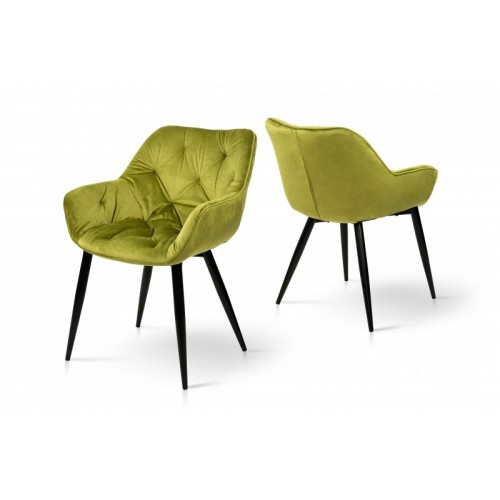 Крісло Парадіз (Велюр Оливковий)