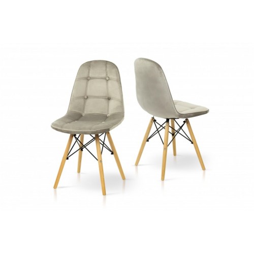 Стілець Джастін (Велюр Пісочний)