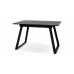 Стіл обідній Тандем (чорний/мармур чорний)