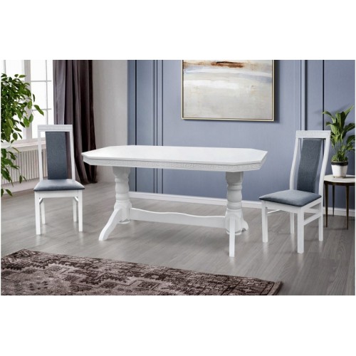 СТІЛ ОБІДНІЙ БУКОВЕЛЬ (БІЛИЙ)