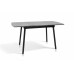 СТІЛ ОБІДНІЙ СОЛО (ЧОРНИЙ/Т.СІРИЙ)