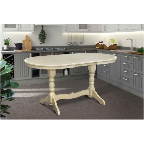 СТІЛ ОБІДНІЙ ГОВЕРЛА-2 (Слонова кістка/Патина)