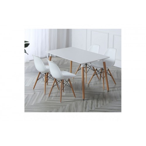 СТІЛ ОБІДНІЙ Везувій МДФ (Білий)