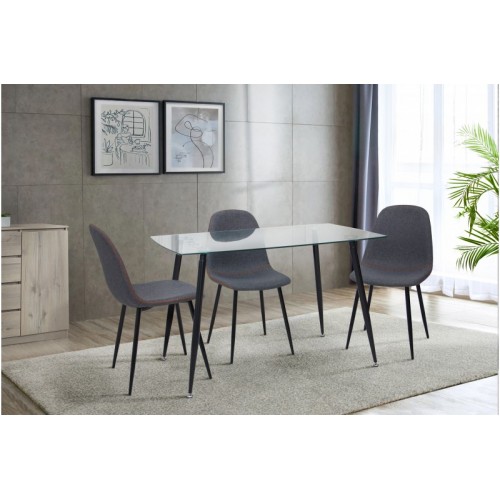 Стіл обідній Грейс (Чорний)