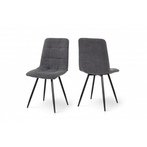 Стілець Фреш (чорний/букле темно-сірий) Стілець Фреш (чорний/букле темно-сірий)