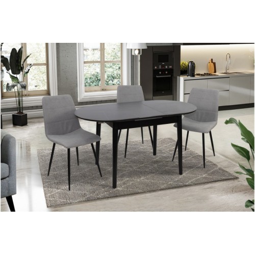 СТІЛ ОБІДНІЙ ТІТАН (Чорний)