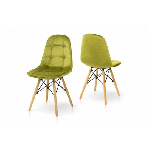 Стілець Джастін (Велюр Оливковий) Стілець Джастін (Велюр Оливковий)