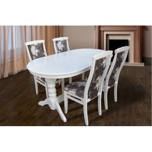 Стіл обідній Говерла (білий)
