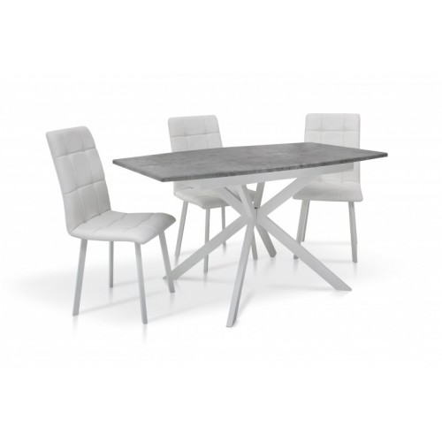 СТІЛ ОБІДНІЙ РІЧАРД (БІЛИЙ/СІРИЙ)