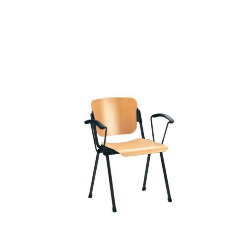 Стул ERA arm wood black