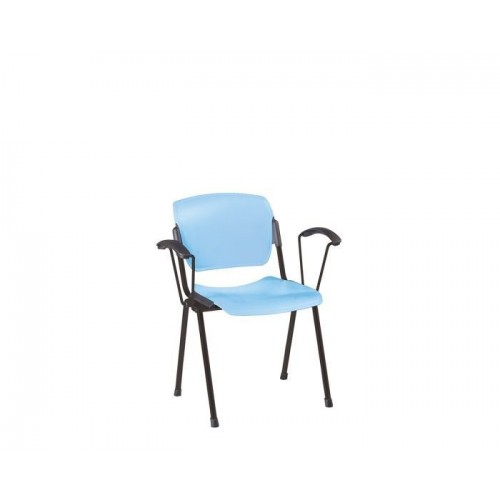 Стул ERA plast arm black